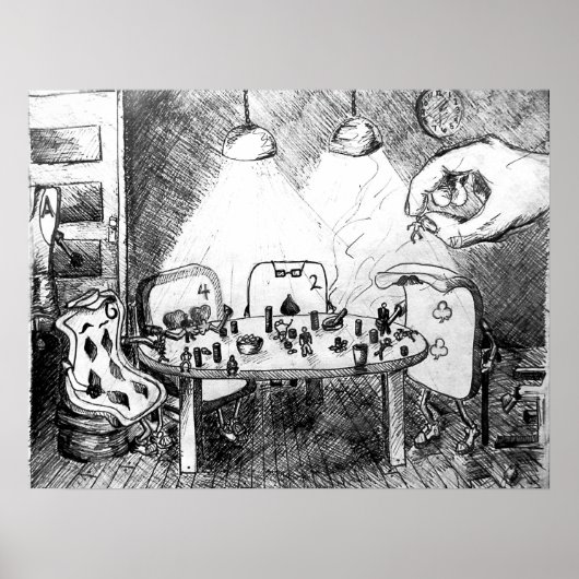 カード遊の人々 ポスター (正面)