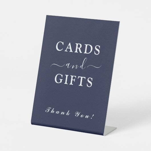 カード魅力的とギフト 台座サイン (正面)