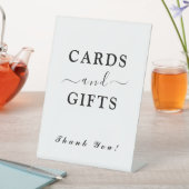 カード魅力的とギフト 台座サイン (インサイチュ)