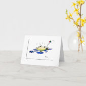 カード (黄色い花)