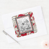 カード1ステッカーの攻撃 スクエアシール (封筒)