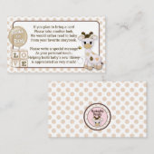 カード100pkの代わりにキリン予約リクエスト エンクロージャーカード (正面/裏面)