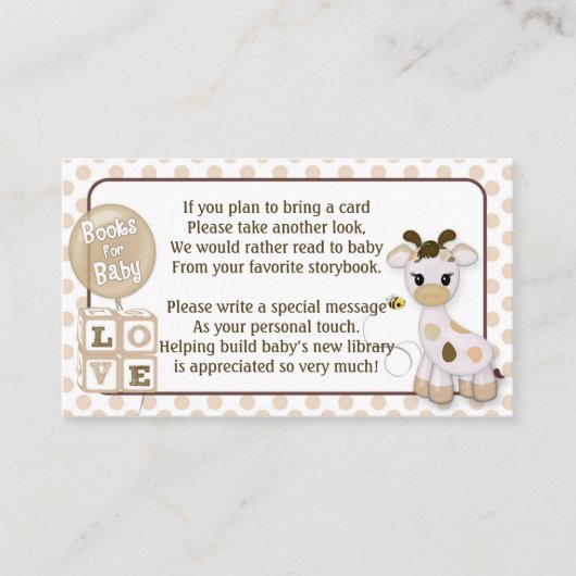 カード100pkの代わりにキリン予約リクエスト エンクロージャーカード (正面)