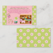 カード100pkの代わりにジャングルのジル本の要求 エンクロージャーカード (正面/裏面)