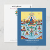 カード8薬仏 ポストカード (正面/裏面)