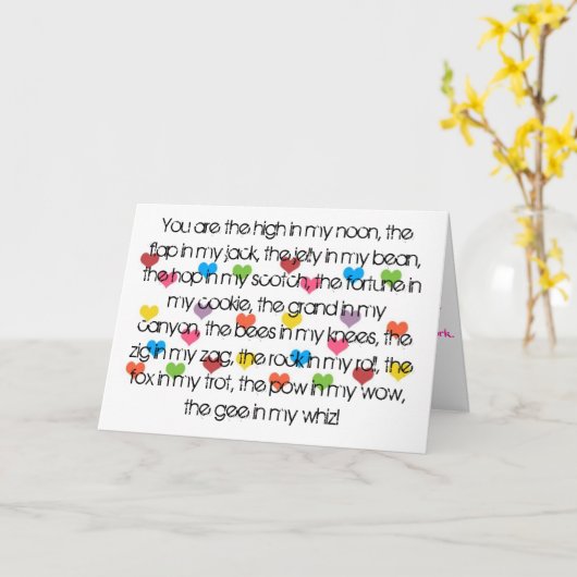 カード – あなたは私にとって世界を意味する (黄色い花)