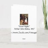 カード: おやすみなさい-サンベルナール峠との… カード (裏面)