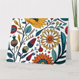 カード：まぶしいデイジーの喜び カード