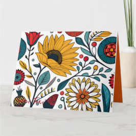 カード：まぶしいデイジーの喜び カード