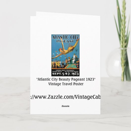 カード: アトランティック・シティの美人コンテスト シーズンカード (裏面)