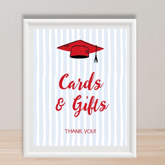 カード&ギフトグラッドキャップ2025卒業パーティー ポスター