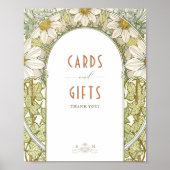 カード&ギフトサインヴィンテージアールヌーボーバイミュシャ ポスター (正面)