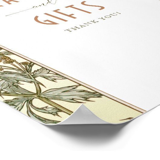 カード&ギフトサインヴィンテージアールヌーボーバイミュシャ ポスター (角)