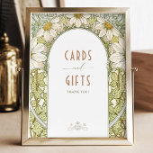 カード&ギフトサインヴィンテージアールヌーボーバイミュシャ ポスター