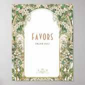 カード&ギフトサインヴィンテージアールヌーボーバイミュシャ ポスター (正面)