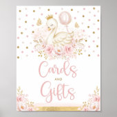 カード&ギフトスワンプリンセスピンクバルーンパーティー ポスター (正面)