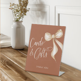 カード&ギフトテラコッタサンドボウ 台座サイン