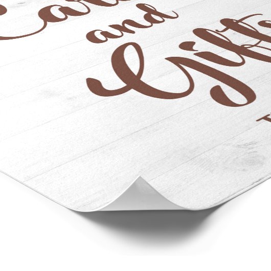 カード&ギフトヒマワリパーティー標識 ポスター (角)