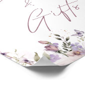 カード&ギフトブライダルシャワー蝶 ポスター (角)