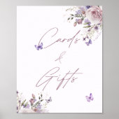 カード&ギフトブライダルシャワー蝶 ポスター (正面)