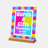 カード&ギフトレトロネオン卒業パーティー アクリルサイン (傾斜)