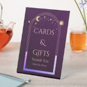 カード&ギフト神秘的なレインボープラムサンムーンスターズ 台座サイン (インサイチュ)