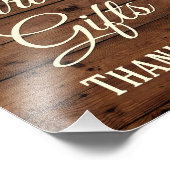 カード，ギフト結婚ズのサイン，結婚の装飾素朴, フォトプリント            (角)