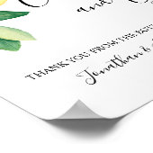 カード＆ギフト ウェディングシャワー レセプション レモン ポスター (角)