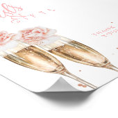 カード ギフト ブッシュ フローラル ブライダル シャワー テーブル サイン (角)