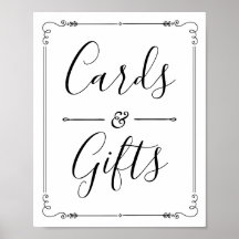 カード＆ギフト モダン ヴィンテージ ウェディング シャワー デコ