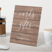 カード＆ギフト ラスティック バーン ウッド シグネチャー スクリプト 台座サイン (インサイチュ)