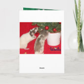 カード: クリスマスのラット シーズンカード (裏面)