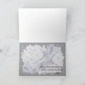 カード、クリスマス、新年、休日-ポインセチア シーズンカード (内部)