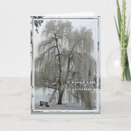 カード、クリスマス、新年 – 平和な休日 シーズンカード