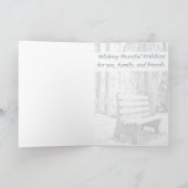 カード、クリスマス、新年-平和休暇 シーズンカード (内部)