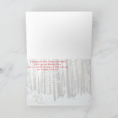 カード、クリスマス、新年、祝日 – 鹿 シーズンカード (内部)