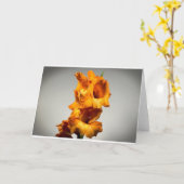 カード・グラジオリ カード (黄色い花)