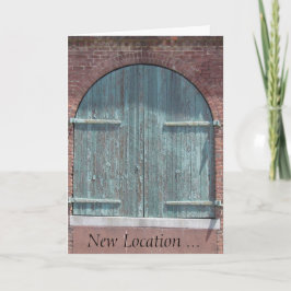 カード – グリーティング – 倉庫ドア