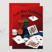 カード – ゲームを開始する(招待状) (正面/裏面)