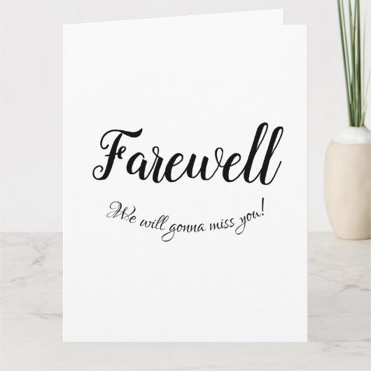 カード、サイズ：標準(12.7 cm x 17.8 cm) カード (正面)