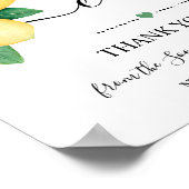 カード サイン レモン ブライダル シャワー ウェディング レセプション (角)