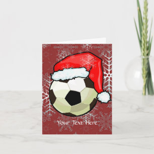 カード – サッカーボールクリスマス