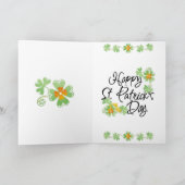 カード・セント・パトリックスの日 カード (内部)