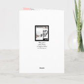 カード-テディー・ベアの本および茶 カード (裏面)