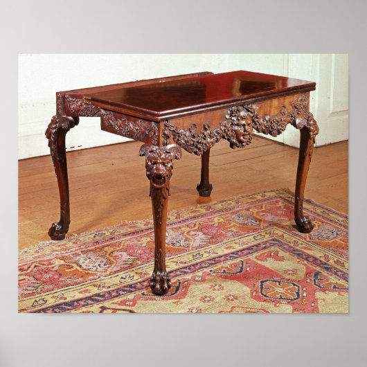 カード・テーブル, c.1740#カードテーブル# ポスター (正面)