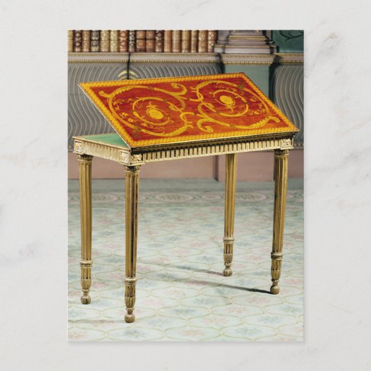 カード・テーブル, c.1770#カードテーブル# ポストカード (正面)