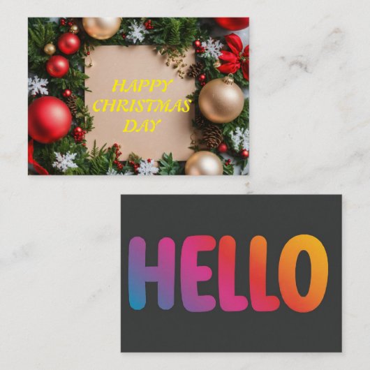 カード デザイン (正面/裏面)