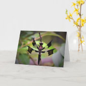 カード・ドラゴンフライ カード (黄色い花)