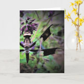 カード・ドラゴンフライ カード (黄色い花)