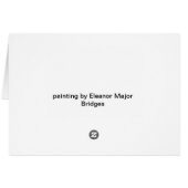 カード – バラの花瓶 (裏面横)